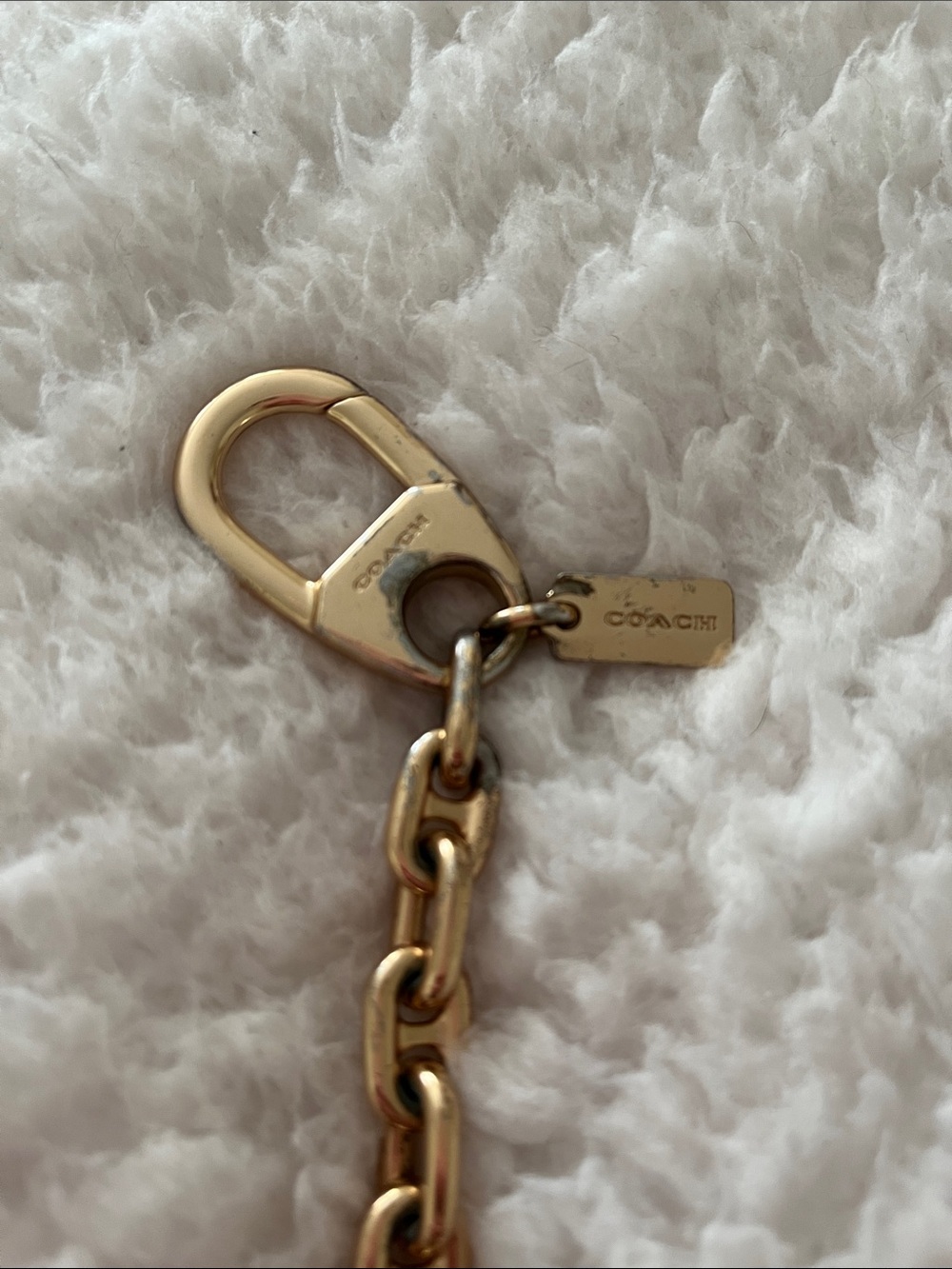 Coach Gold Purse or Key Chain - Picture 4 of 4